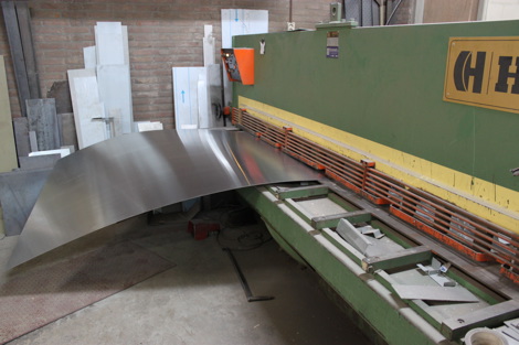 tafelblad aluminium knippen